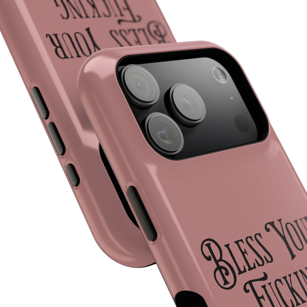 Phone Case — "Bless Your F*cking Heart" Magnetic Impact-Resistant Protective Cover