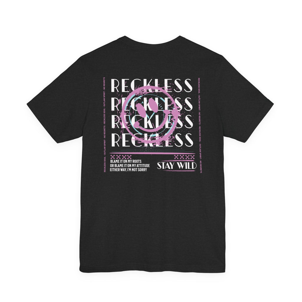 Reckless Graphic Tee — 'Stay Wild' Retro Skate-Inspired T-Shirt
