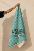 Reckless Darling Sherpa Blanket – Southwestern Cow Skull Fleece Throw