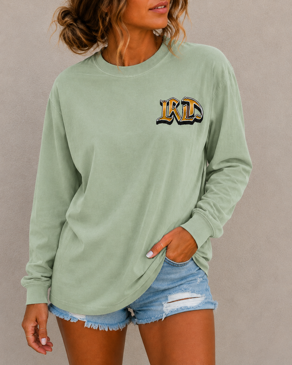 Reckless Darling Long Sleeve Shirt — Skull & Sunflower Graphic