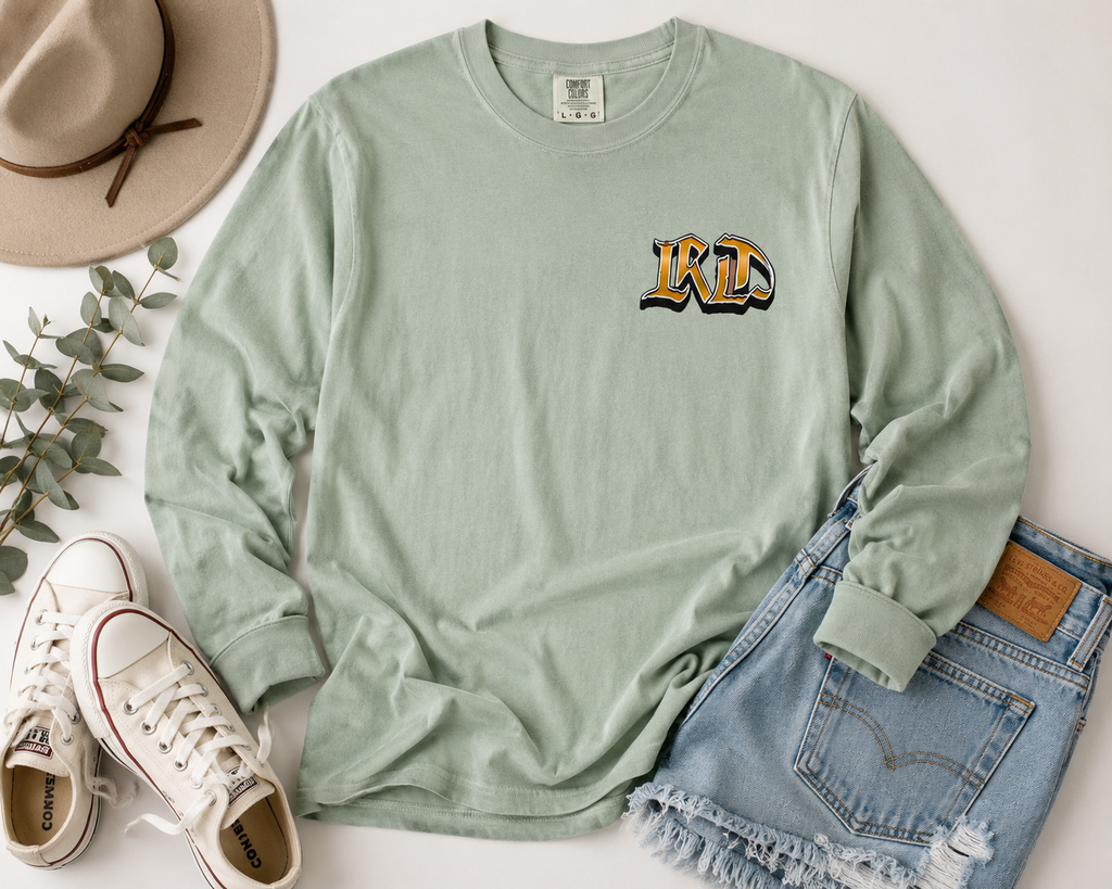 Reckless Darling Long Sleeve Shirt — Skull & Sunflower Graphic