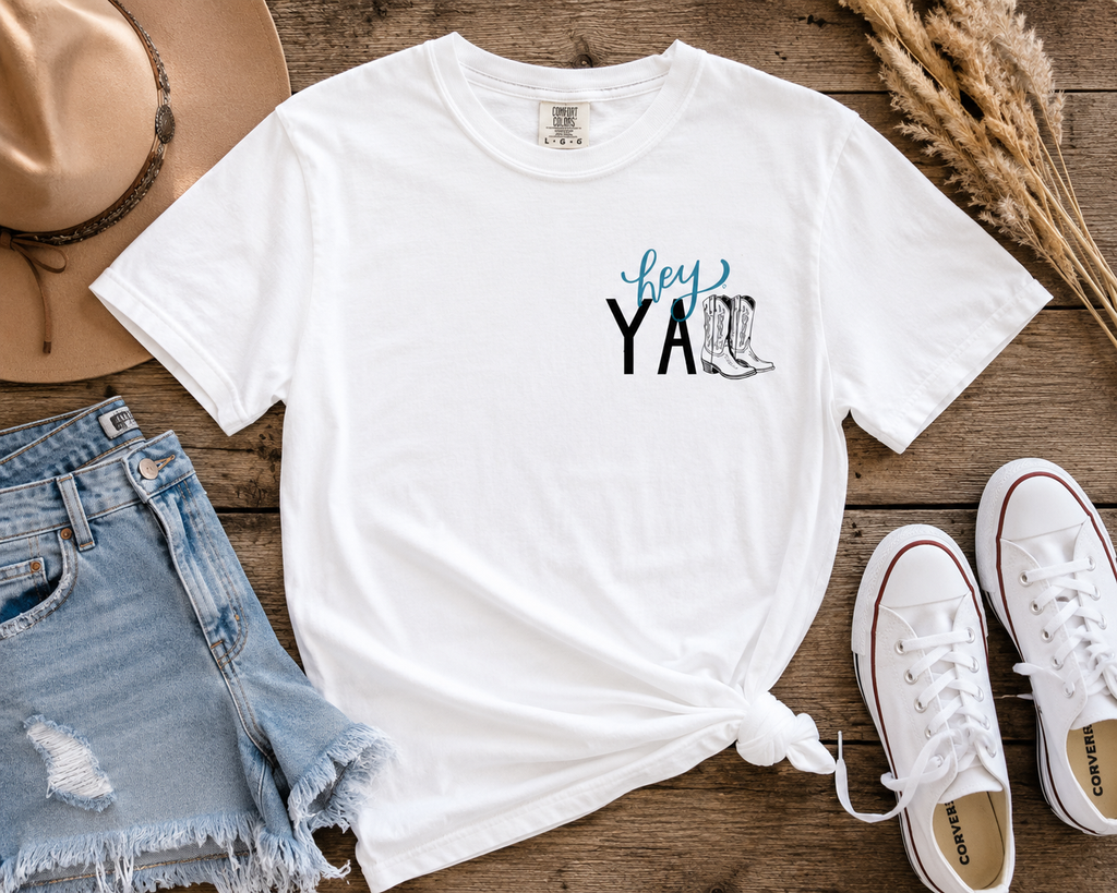 Hey Ya Cowboy Boots T‑Shirt