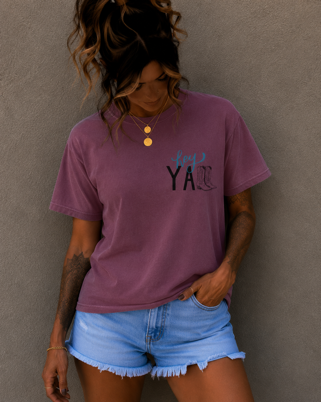 Hey Ya Cowboy Boots T‑Shirt