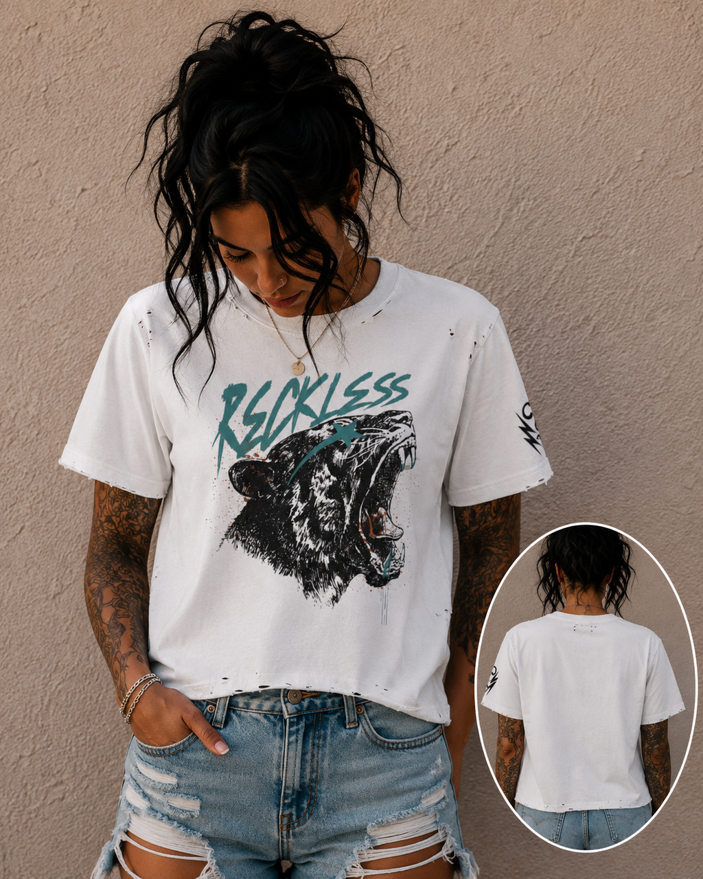 Classic Frayed Boxy Tee