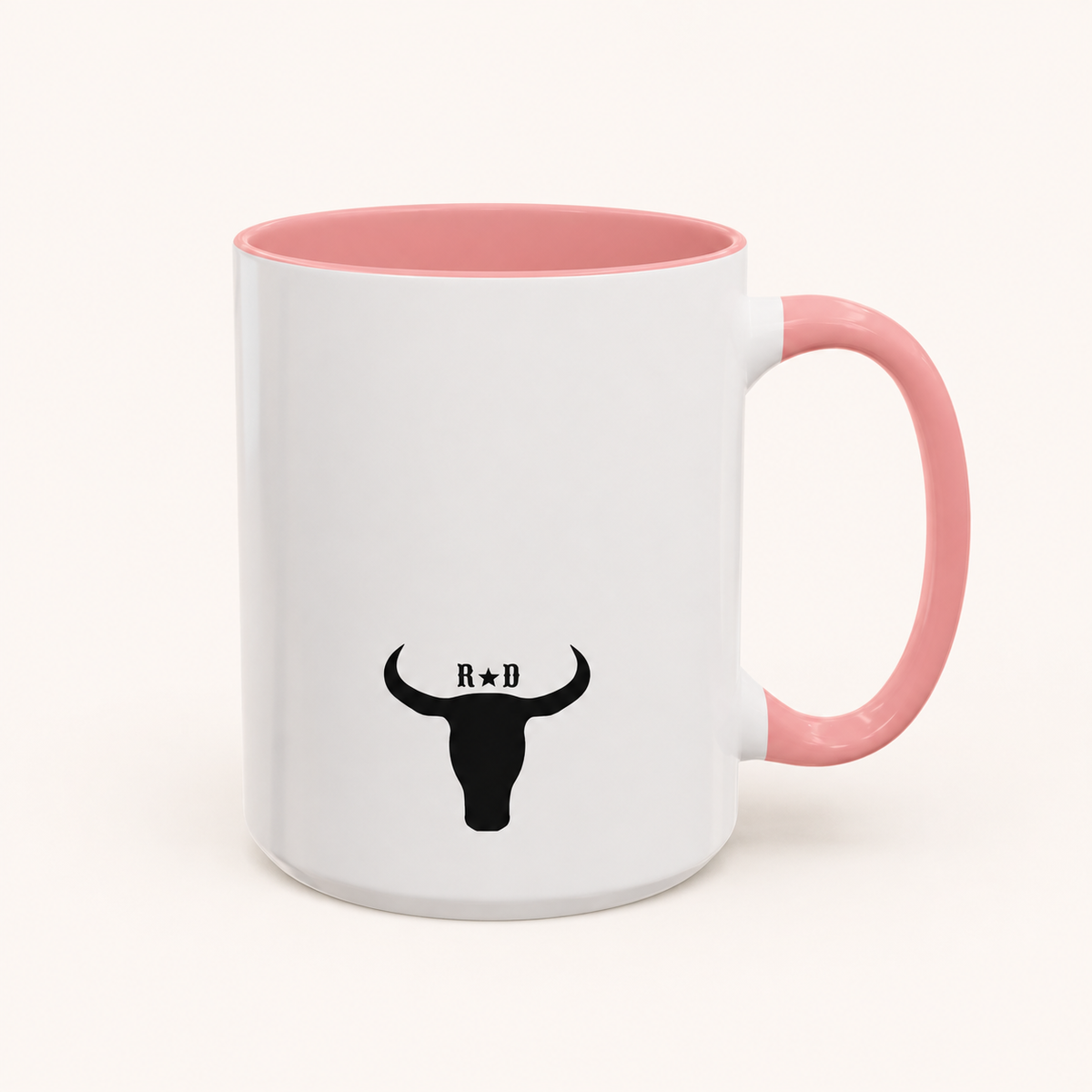 Wild Longhorn Coffee Mug — Rustic Rodeo Accent Mug (11/15 oz)