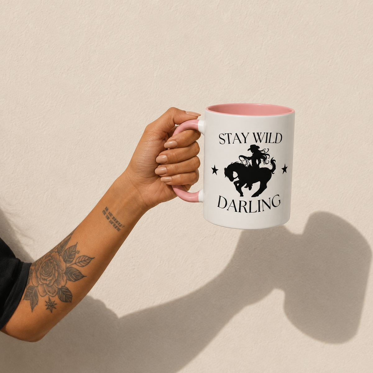 Wild Longhorn Coffee Mug — Rustic Rodeo Accent Mug (11/15 oz)