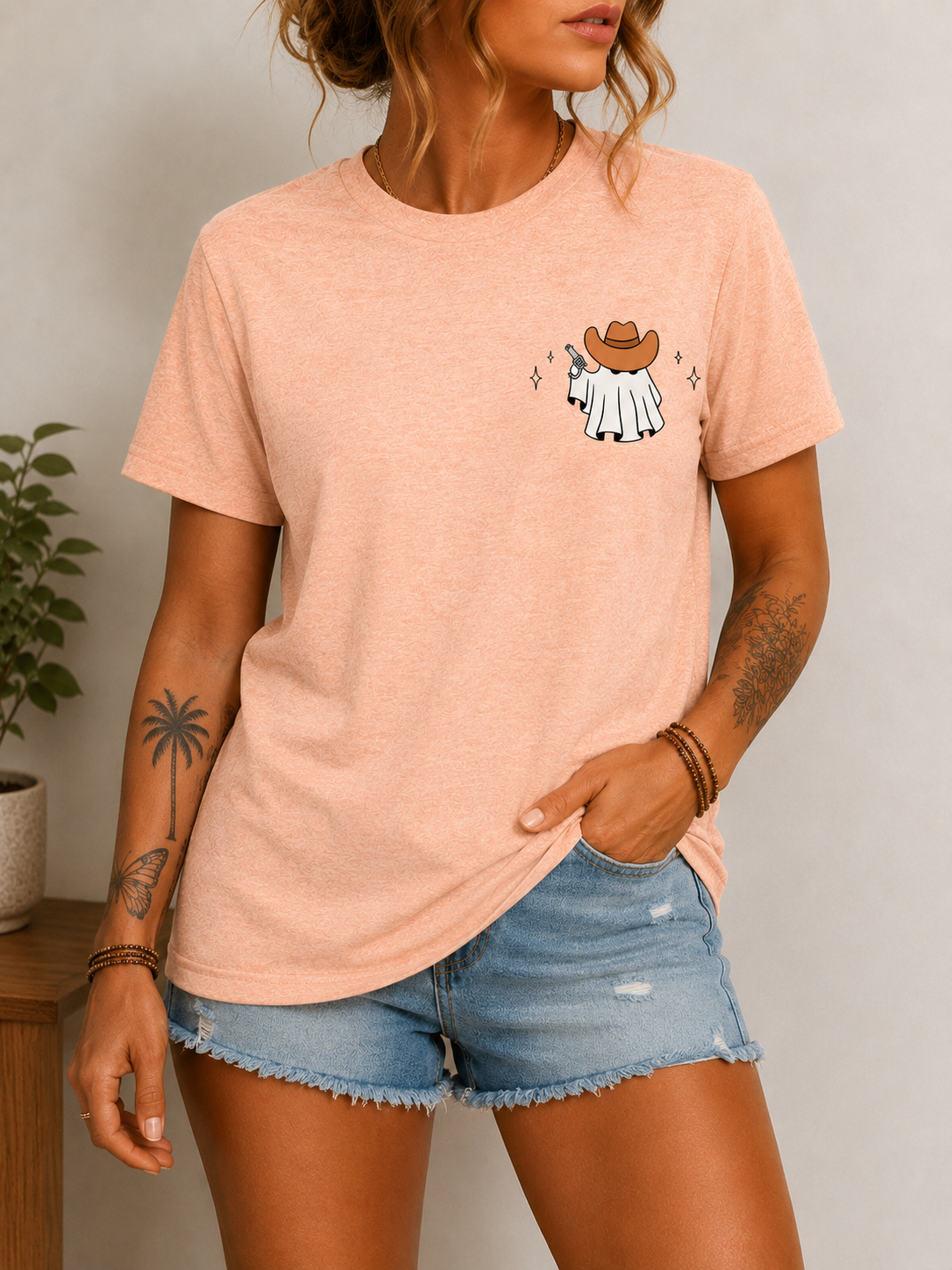 Creepin' It Country Tee — Cowboy Ghost Graphic T-Shirt