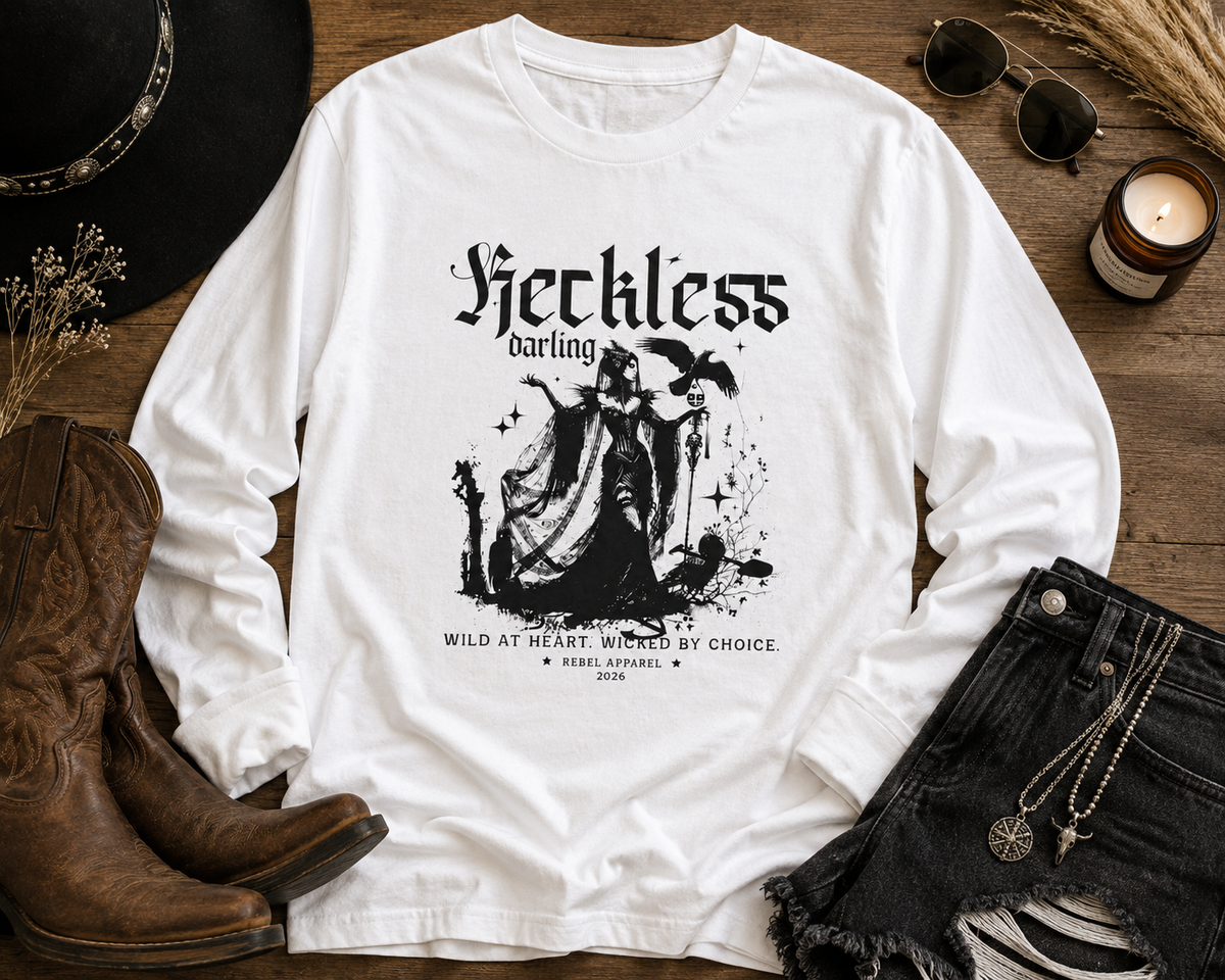 Reckless Darling Gothic Long Sleeve Tee