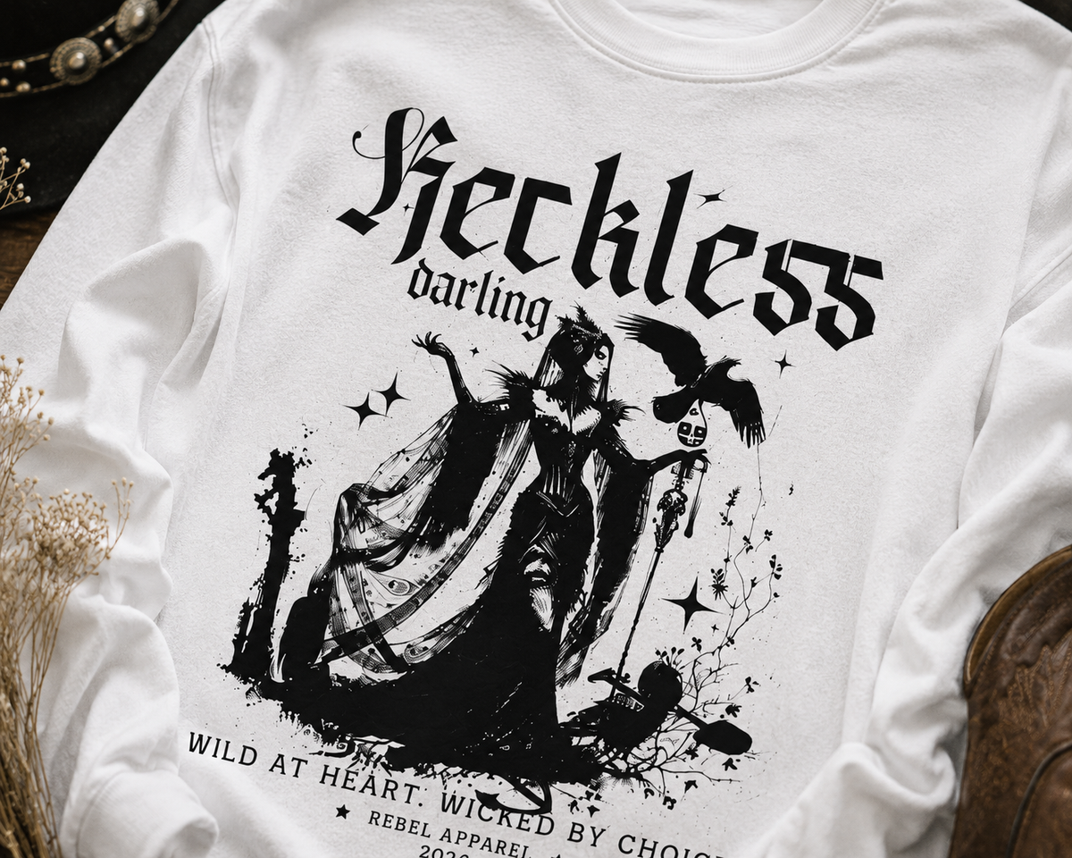 Reckless Darling Gothic Long Sleeve Tee
