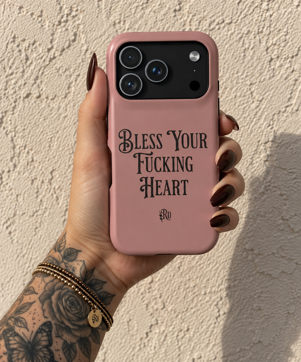 Phone Case — "Bless Your F*cking Heart" Magnetic Impact-Resistant Protective Cover
