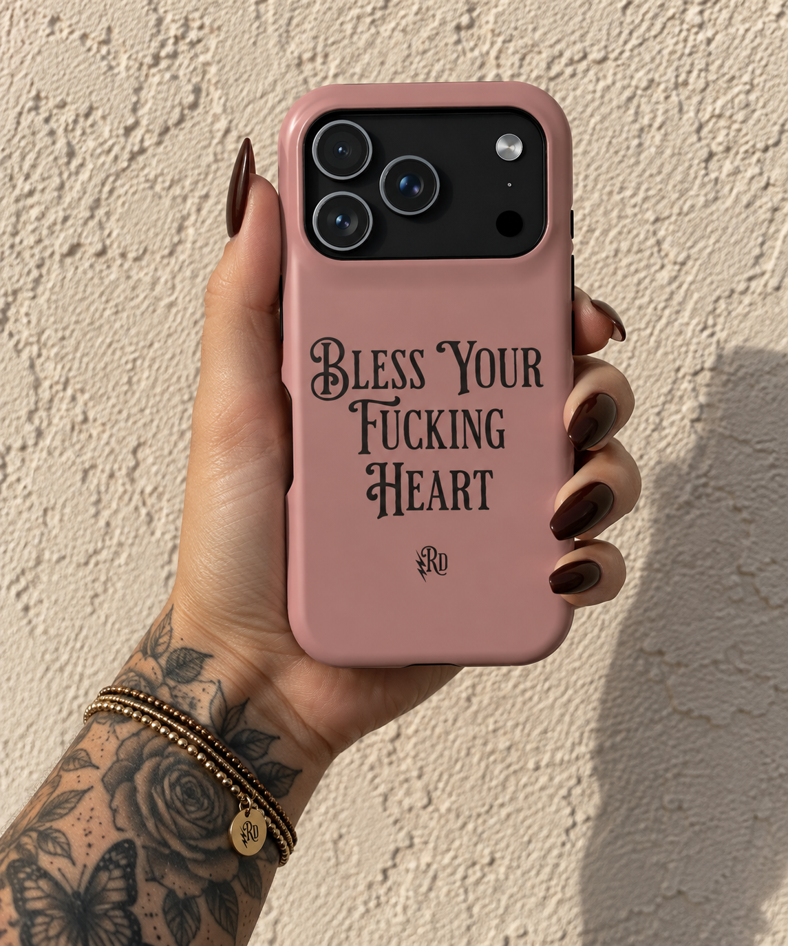 Phone Case — "Bless Your F*cking Heart" Magnetic Impact-Resistant Protective Cover