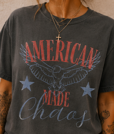 American Made Chaos Graphic Tee