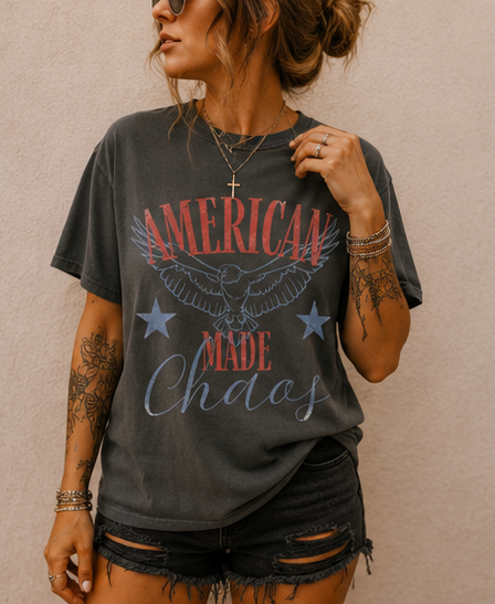American Made Chaos Graphic Tee