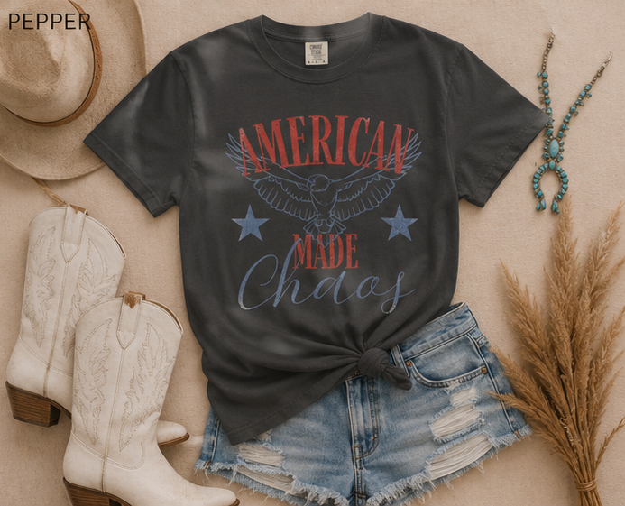 American Made Chaos Graphic Tee