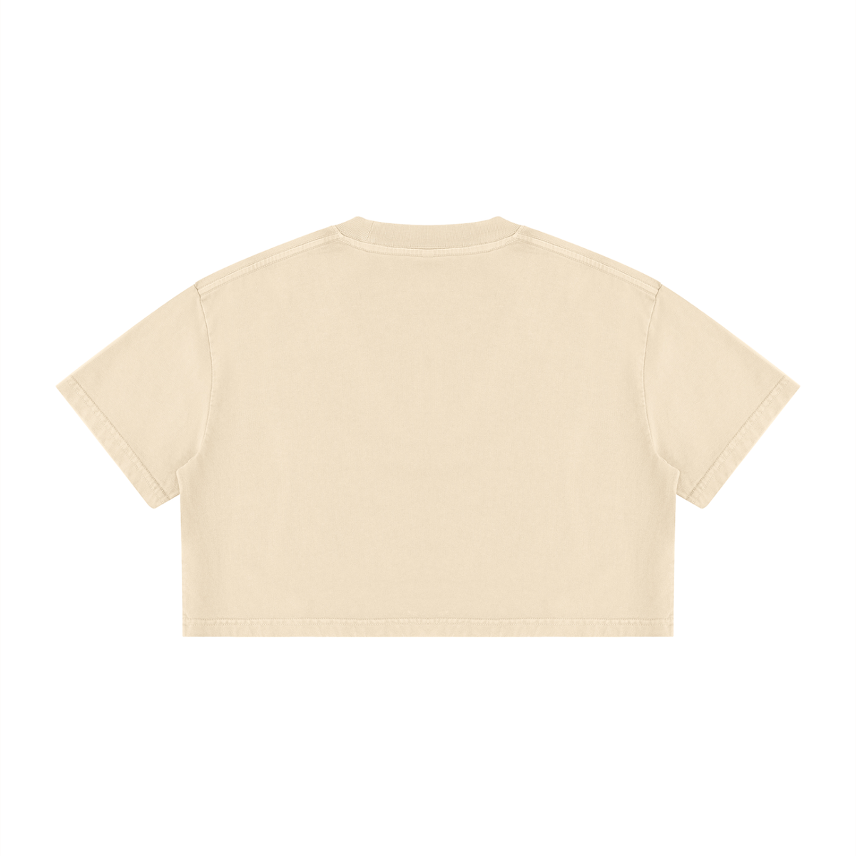 Tattoo's are Trashy Women's Mineral Wash Cotton Crop T-Shirt