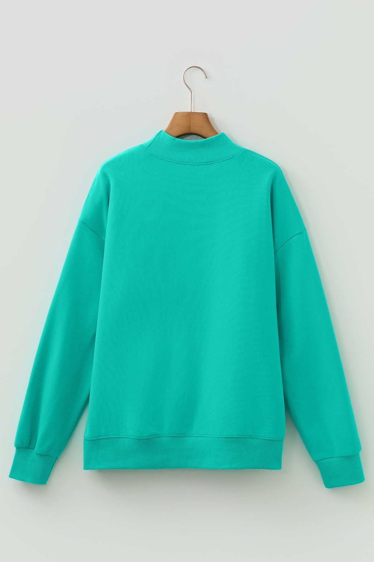 Oversized Blessed Embroidered Sweatshirt — Christian Faith Sweatshirt | Cozy Dopamine Fashion