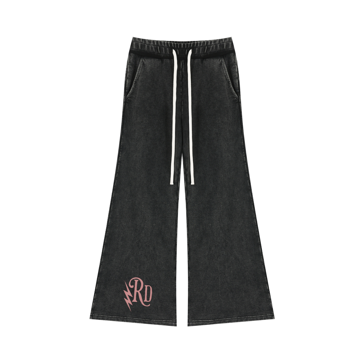 Reckless Darling Signature Mineral Wash Flared Leg Sweatpants