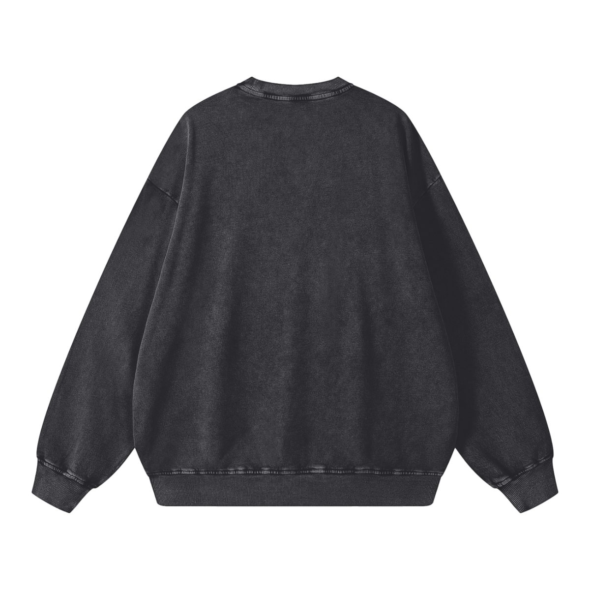 Don't Start Shit Snow Washed Oversized Sweatshirt