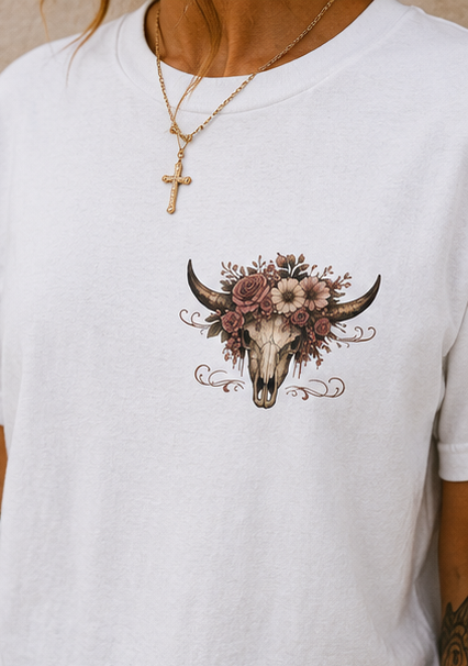 Pretty But Feral Skull T-Shirt