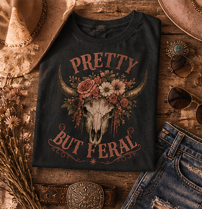 🖤 Pretty But Feral Tee
