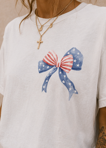 Patriotic Cowboy Boot T-Shirt — "Stars, Stripes & Southern Nights" Design