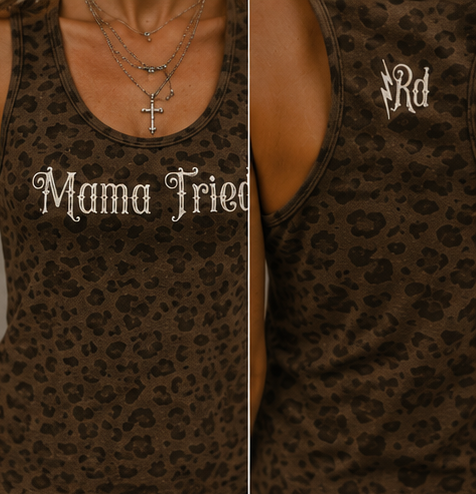 Mama Tried Women’s Leopard print Tank Top