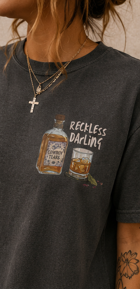 Cowboy Tears Whiskey T-Shirt — “I Love the Taste of Cowboy Tears” Graphic Tee